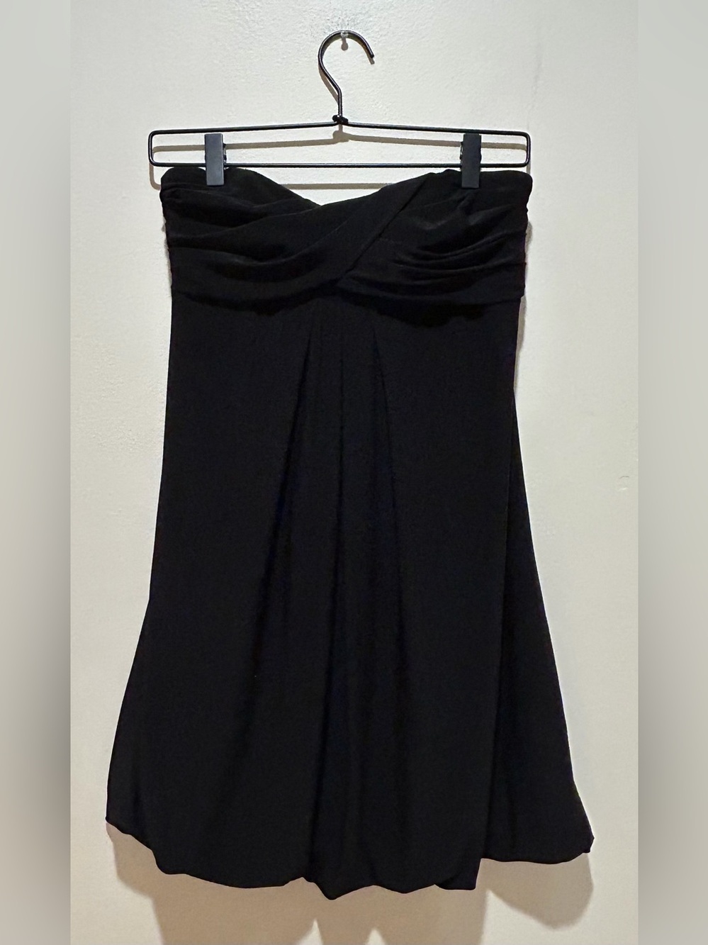 Xscape Black Sleeveless Strapless Cocktail Mini Bubble Dress - Women’s Size 6